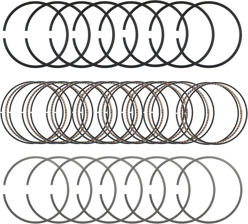 Riyhch 40PCS, Piston Ring kit,for 5.3L and 4.8L LS-based engines, including LM7, L59, LS4, LY5, LMG, LMF, LH6, LC9, and L33,OE 41859CP 2M4978 E-937K PR3165,Standard Size(STD) - Image 1